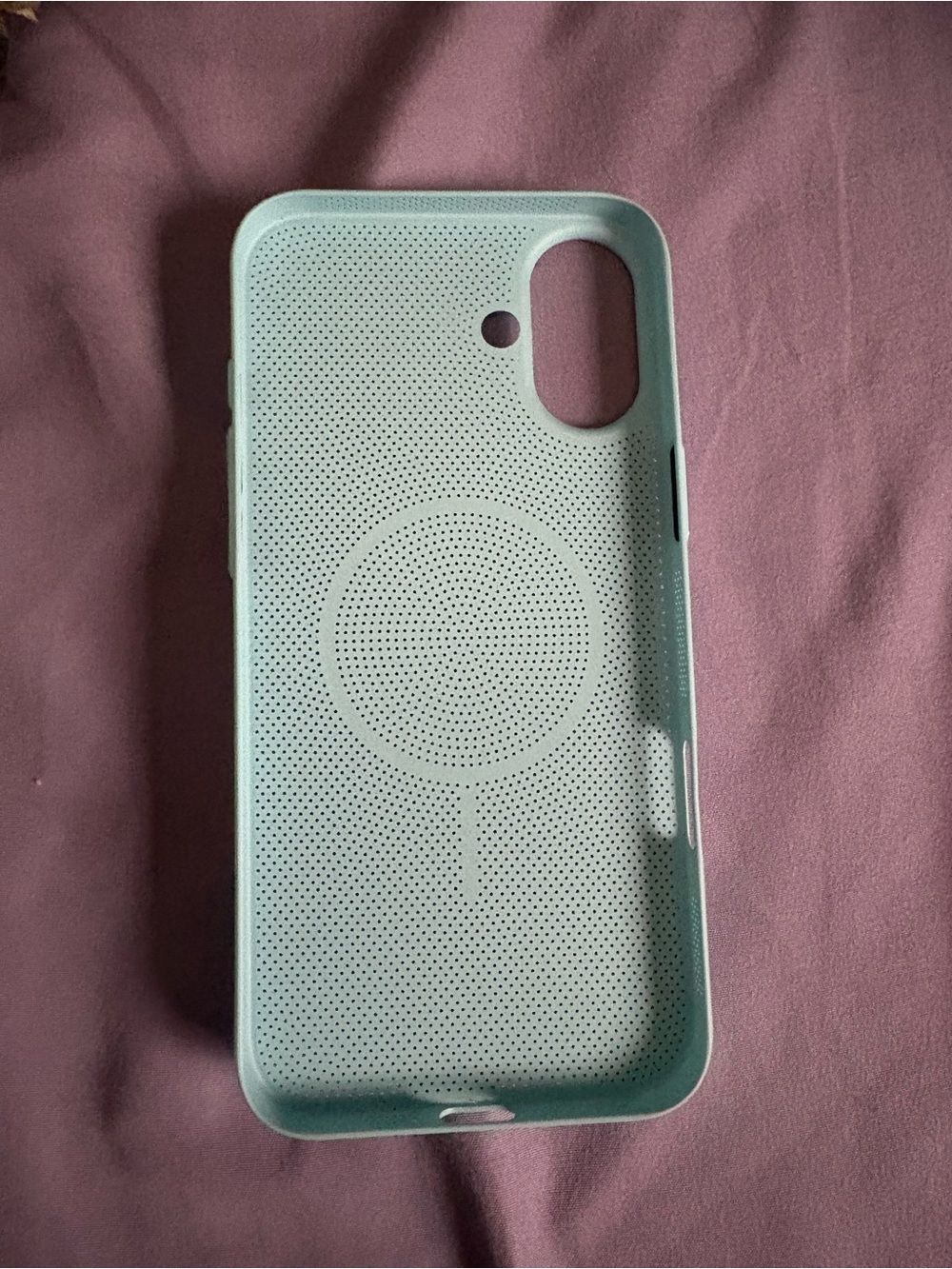 iPhone 16 plus light weight blue phone case MAGSAFE